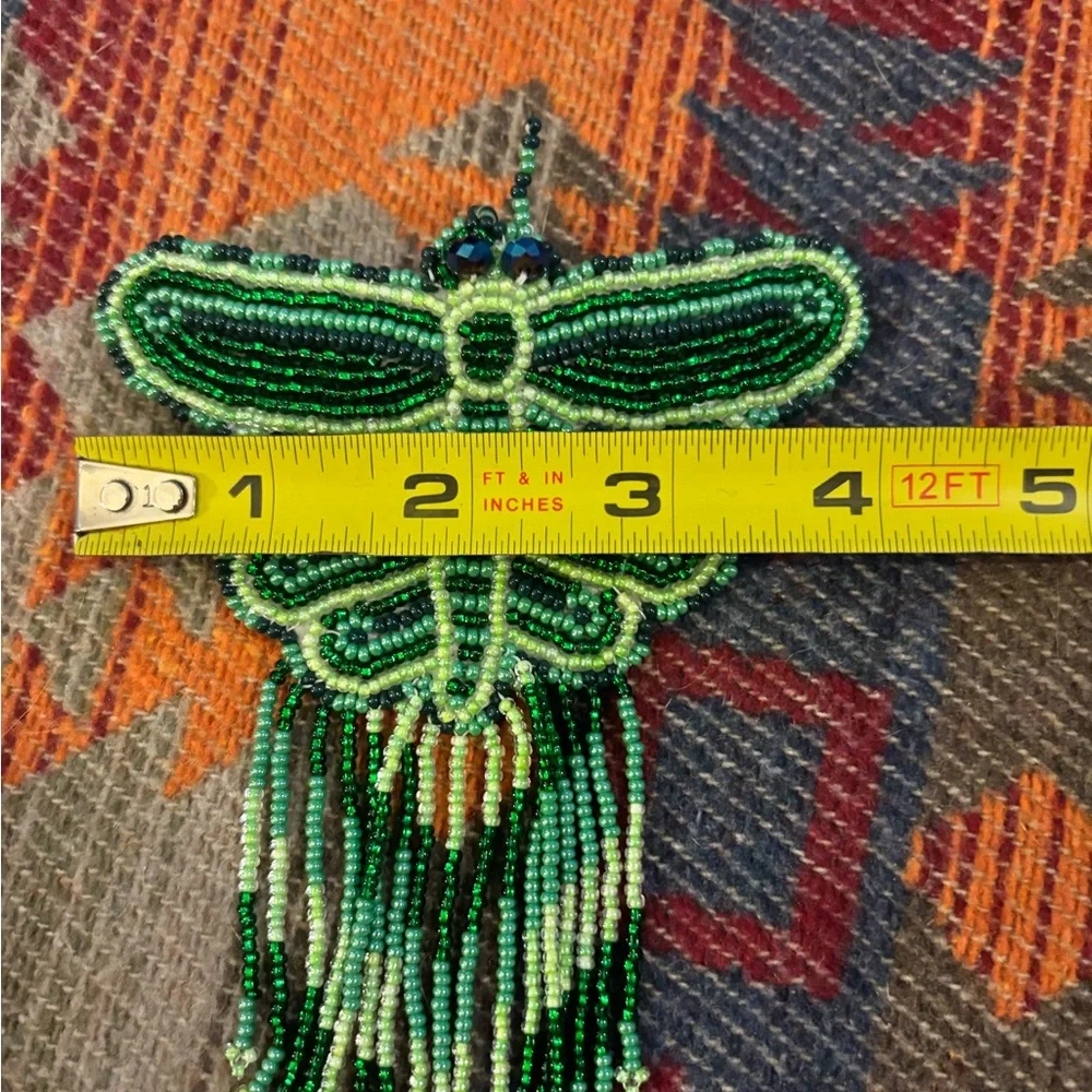 Vintage, Beaded, Butterfly, Hair Barrette